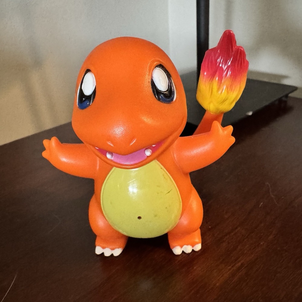 Vintage 1997 Pokemon TOMY Charmander Light-up Talking Figure Japan Retro Rare
